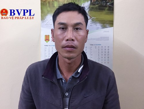 Đối tượng Út tại cơ quan Công an. Ảnh: NC. 