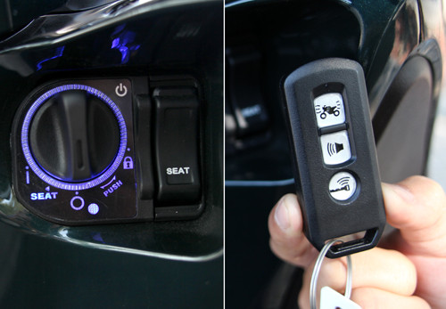 Ổ khóa và chìa thông minh của SH.