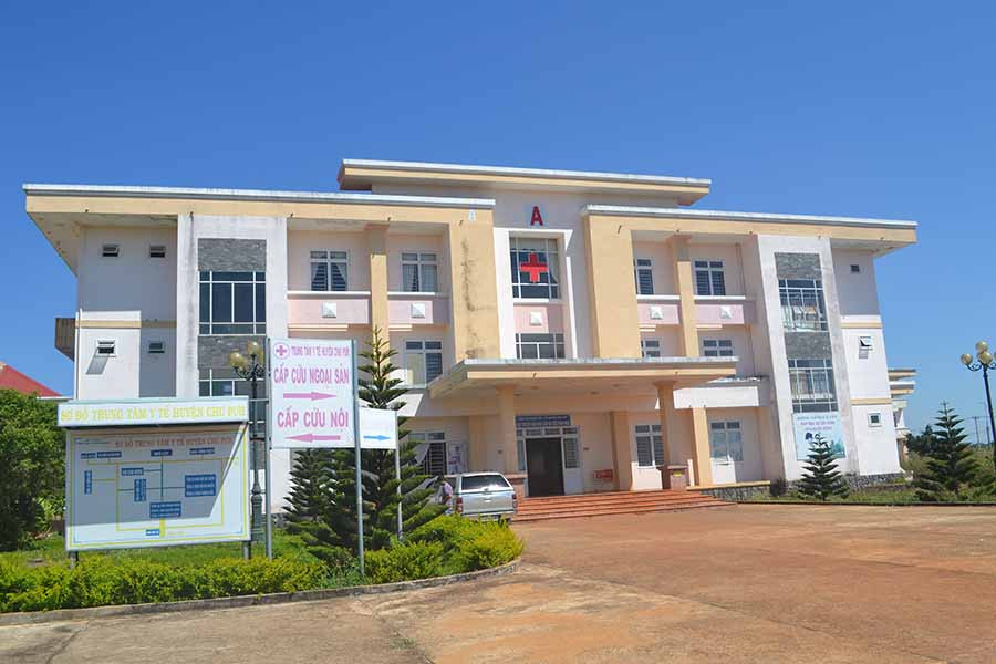 Trung tâm Y tế huyện Chư Pưh. Ảnh: Hoàng Cư