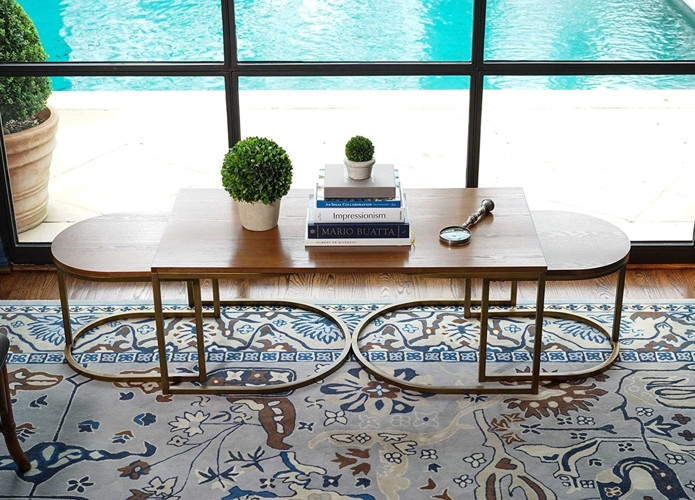 Bộ bàn nước thông minh dễ dàng điều chỉnh kích thước theo nhu cầu nhờ 2 bàn nhỏ bên dưới. Bộ bàn nước thông minh dễ dàng điều chỉnh kích thước theo nhu cầu nhờ 2 bàn nhỏ bên dưới.