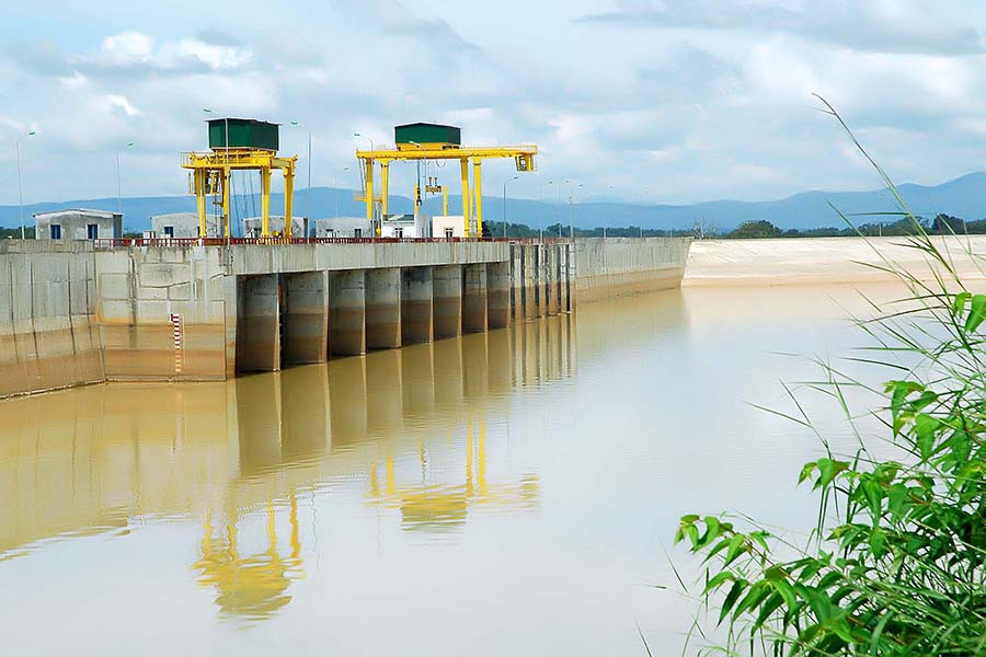 Hồ thủy điện Sê San 4. Ảnh: Đức Thụy