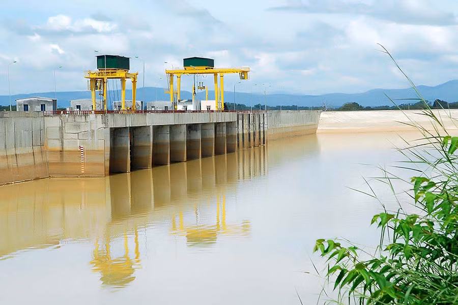 Hồ thủy điện Sê San 4. Ảnh: Đức Thụy