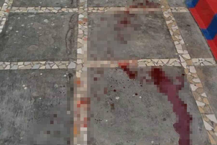  Hiện trường nơi xảy ra vụ việc - Ảnh: Hưng Lộc