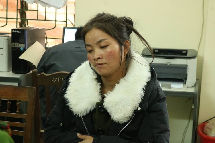 Đối tượng Mùi tại cơ quan công an