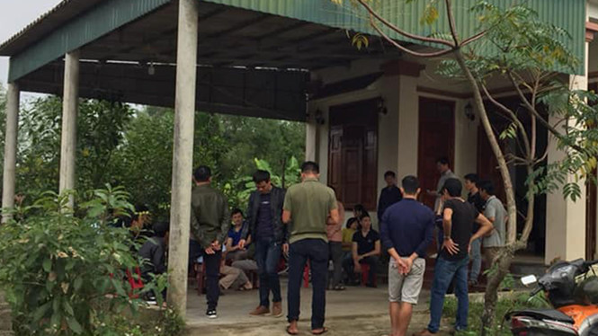 Ngôi nhà của nạn nhân, nơi xảy ra sự việc