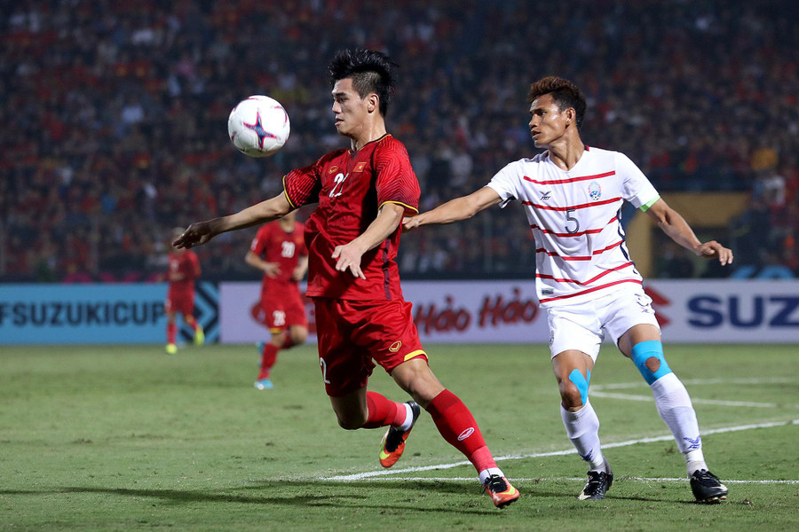 Tiến Linh có cơ hội ghi bàn nếu được ra sân tối 19.12. Ảnh: Minh Tú