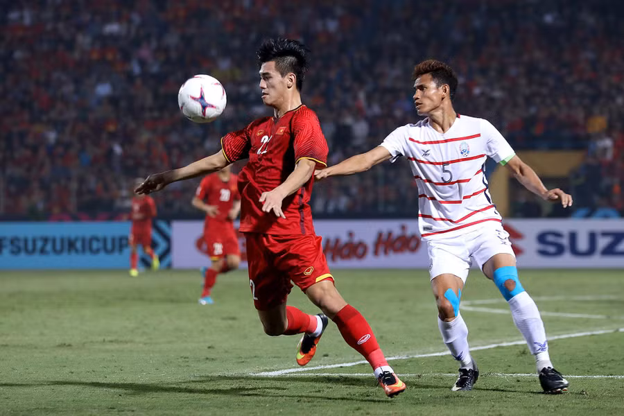 Tiến Linh có cơ hội ghi bàn nếu được ra sân tối 19.12. Ảnh: Minh Tú