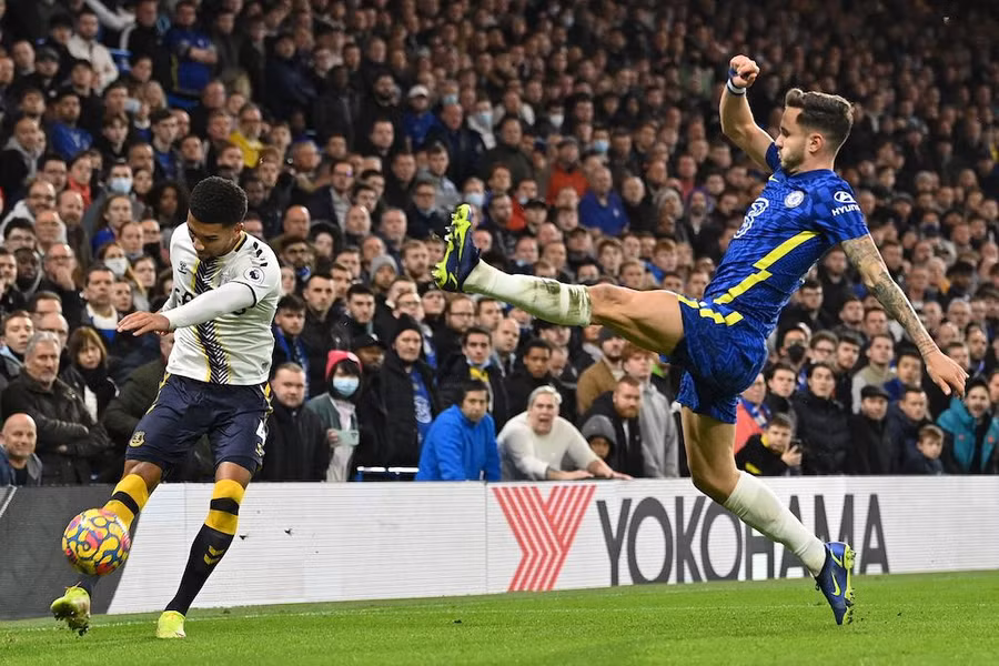 Everton (trái) đã có 1 điểm quý giá. Ảnh: AFP
