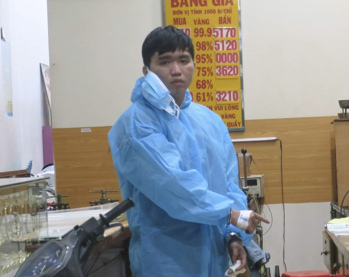 Đỗ Phước Sang tại cơ quan công an