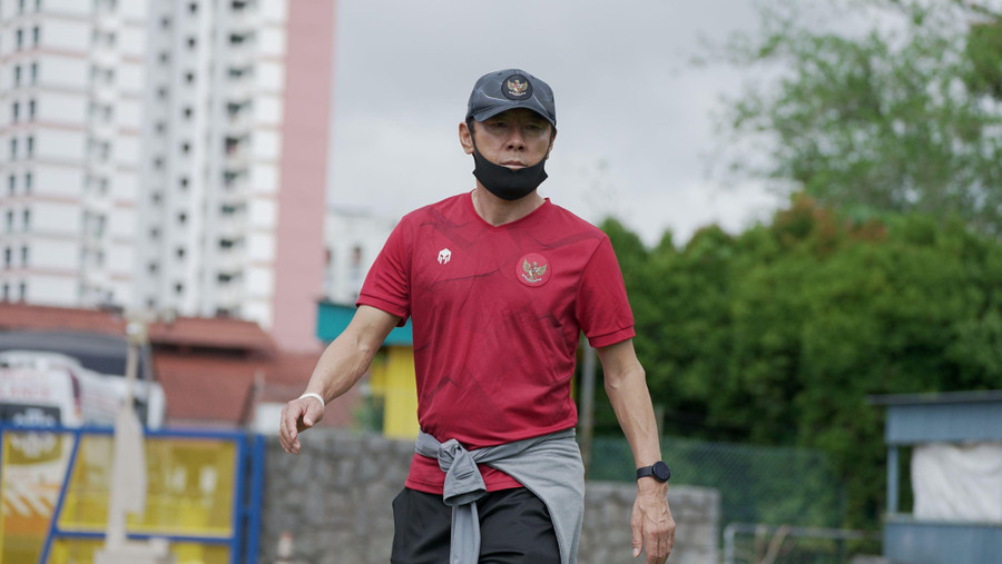 HLV Shin Tae-yong. Ảnh: Liên đoàn bóng đá Indonesia