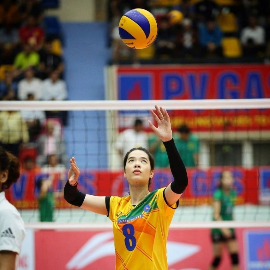 "Hoa khôi bóng chuyền" Lê Thanh Thúy. Ảnh: FBNV