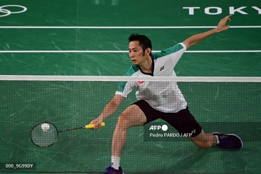 Tiến Minh để thua đáng tiếc ở trận chung kết đơn nam toàn quốc. Ảnh: AFP