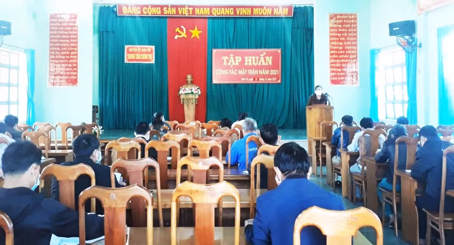 Quang cảnh lớp tập huấn. Ảnh: Kỳ Anh