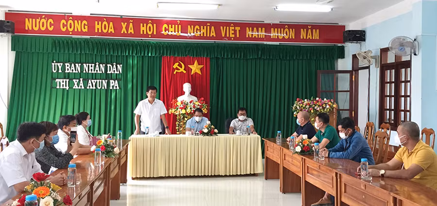 Quang cảnh buổi làm việc. Ảnh: Minh Nguyễn