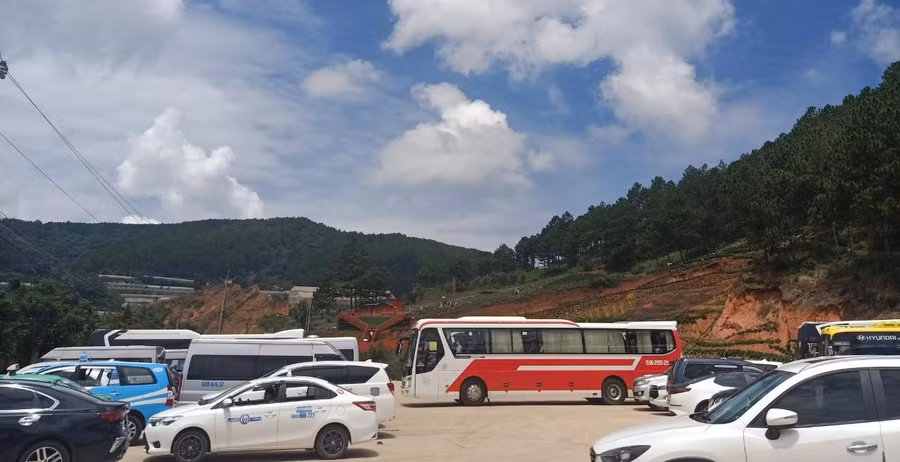 Các điểm tham quan du lịch tại TP.Đà Lạt nhộn nhịp du khách trong những ngày đón Giáng sinh. Ảnh: Lâm Viên