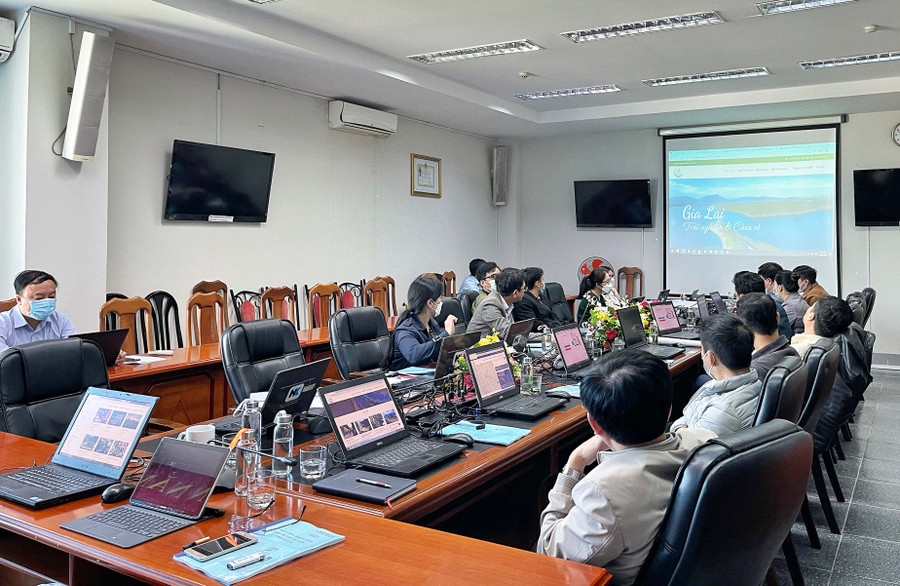 Quang cảnh lớp tập huấn. Ảnh: Hoàng Ngọc