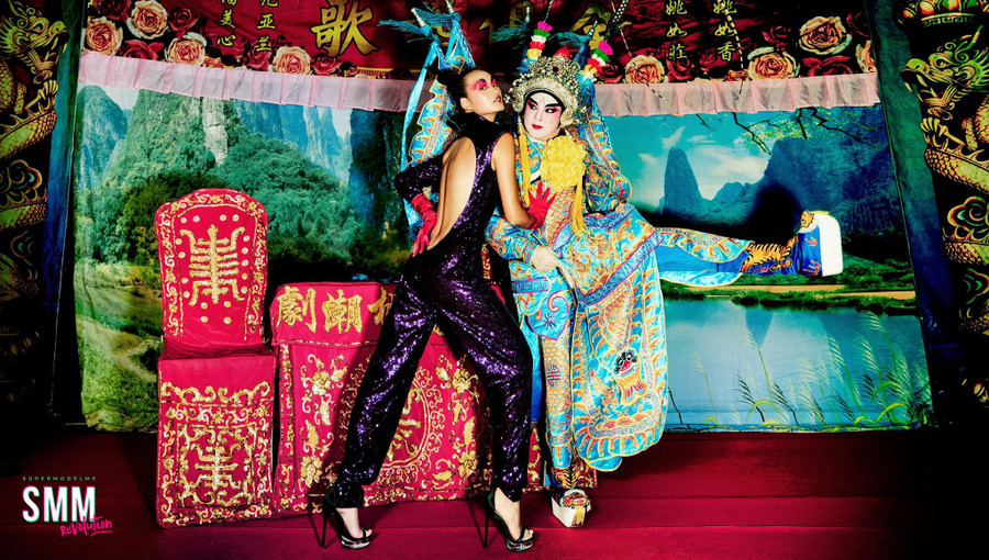 Bức ảnh được xem là ấn tượng nhất của Quỳnh Anh tại cuộc thi. Ảnh: SUPERMODEL ME