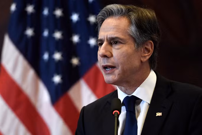 Ngoại trưởng Mỹ Antony Blinken ngày 14-12 chỉ trích hành vi khiêu khích của Trung Quốc trên biển Đông. Ảnh: Reuters