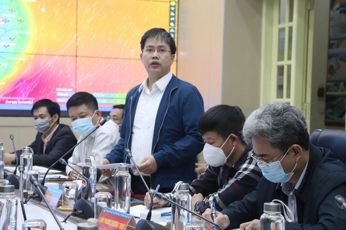 Ông Mai Văn Khiêm, Giám đốc Trung tâm Dự báo Khí tượng Thủy văn Quốc gia, phát biểu. Ông Mai Văn Khiêm, Giám đốc Trung tâm Dự báo Khí tượng Thủy văn Quốc gia, phát biểu