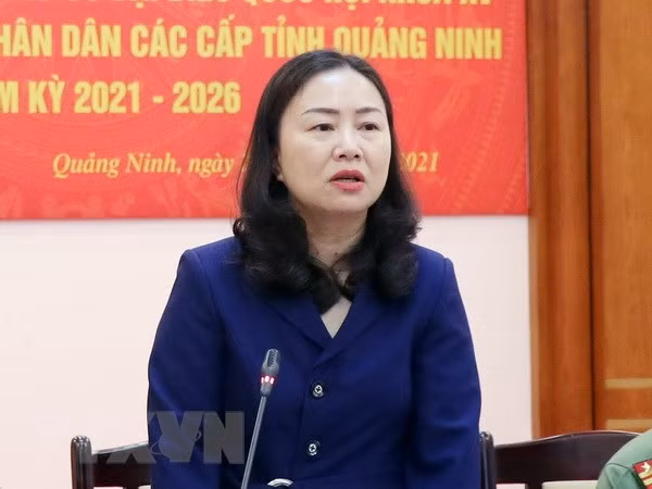 Bà Vi Ngọc Bích. (Ảnh: Văn Đức/TTXVN)