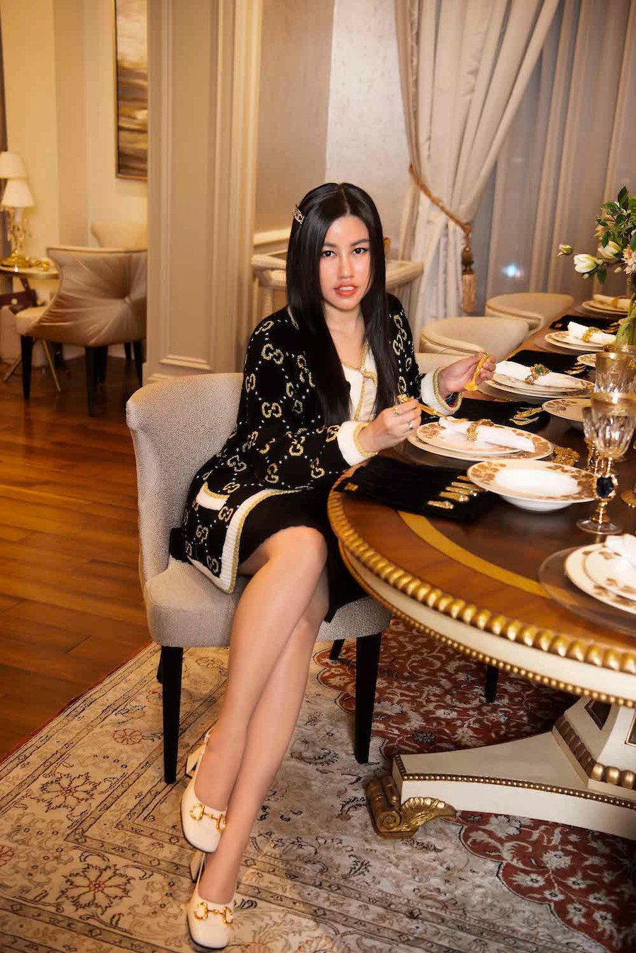 Top 9Hoa hậu Du lịch quốc tế 2016 không quên gửi lời chúc Giáng sinh an lành đến tất cả mọi người. Ảnh: Quốc Lê