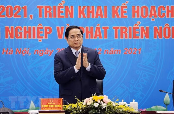 Thủ tướng Phạm Minh Chính dự hội nghị. (Ảnh: Dương Giang/TTXVN)