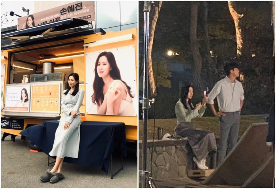 Son Ye Jin trên phim trường 39. Ảnh: INSTAGRAM