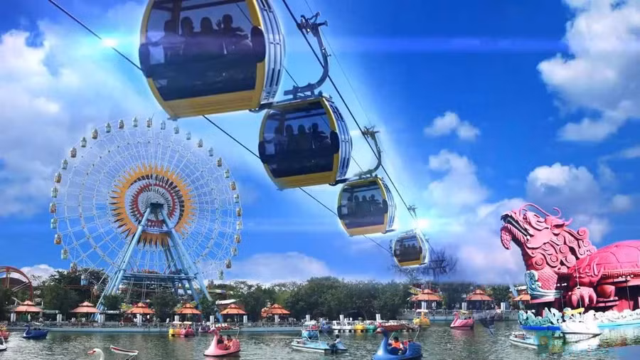 Tết dương Lịch đi chơi ở đâu - Khu du lịch Suối Tiên hút khách dịp nghỉ lễ. Ảnh: thongtindiadiem.