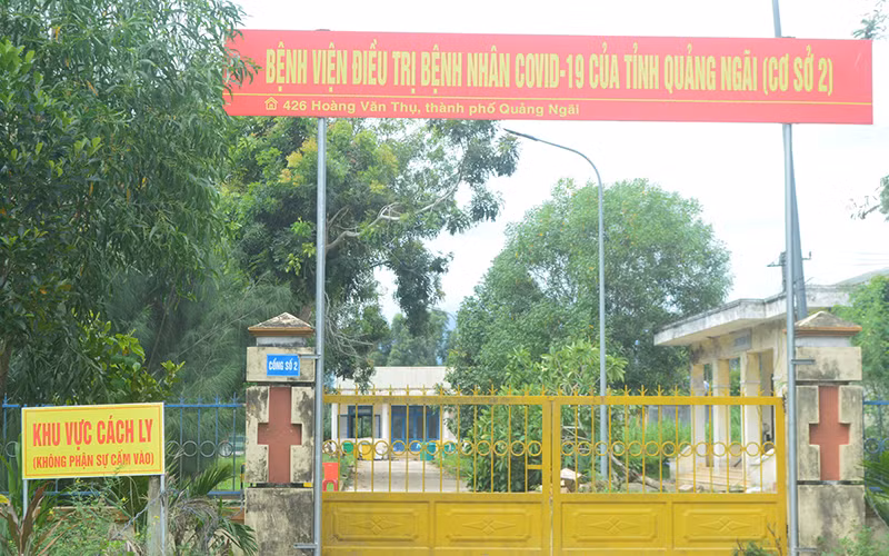 Quảng Ngãi hiện chỉ còn 2 Bệnh viện điều trị bệnh nhân Covid-19.