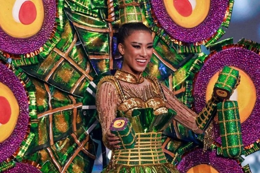 Á hậu Kim Duyên chuẩn bị tâm lý tốt cho đêm chung kết Miss Universe 2021. Ảnh: MU.