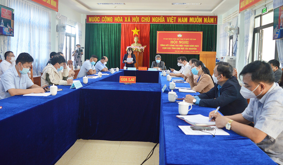  Ủy ban MTTQ Việt Nam tỉnh là đơn vị cụm trưởng cụm thi đua các tỉnh Tây Nguyên. Ảnh: Anh Huy 