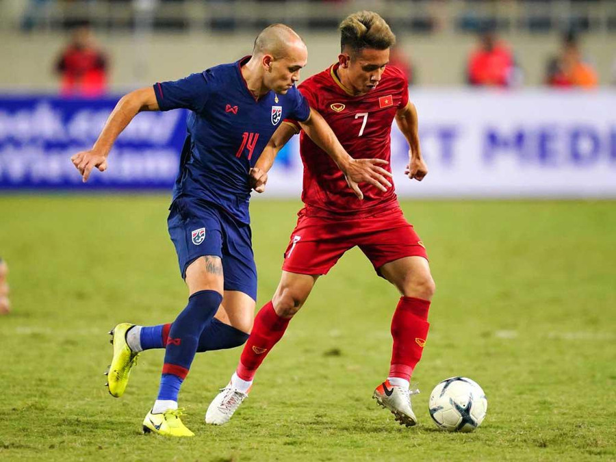 Những lần đối đầu giữa tuyển Việt Nam và Thái Lan luôn hấp dẫn. Ảnh: Độc Lập