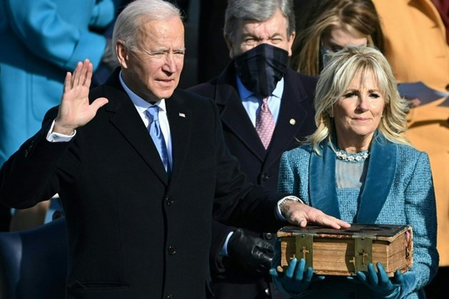 Tổng thống Mỹ Joe Biden tuyên thệ nhậm chức ngày 20.1.2021. Ảnh: AFP Tổng thống Mỹ Joe Biden tuyên thệ nhậm chức ngày 20.1.2021. Ảnh: AFP