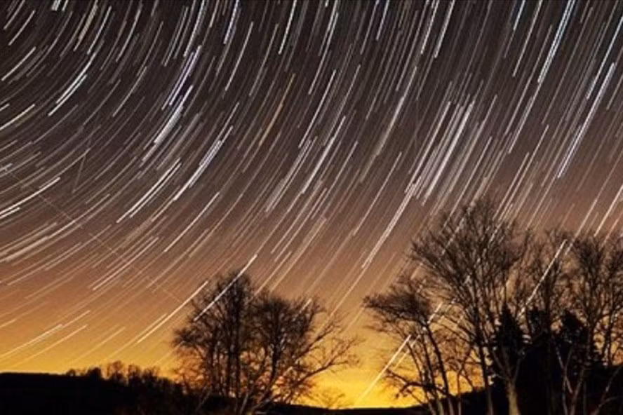 Mưa sao băng Geminid sẽ đạt cực đại vào đêm 14.12 ở Việt Nam. Ảnh: NASA