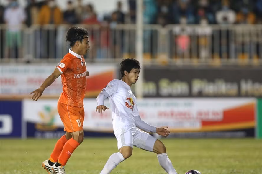 Hoàng Anh Gia Lai sẽ gặp Bình Định tại Cúp Hoàng đế Quang Trung 2022. Ảnh: VPF