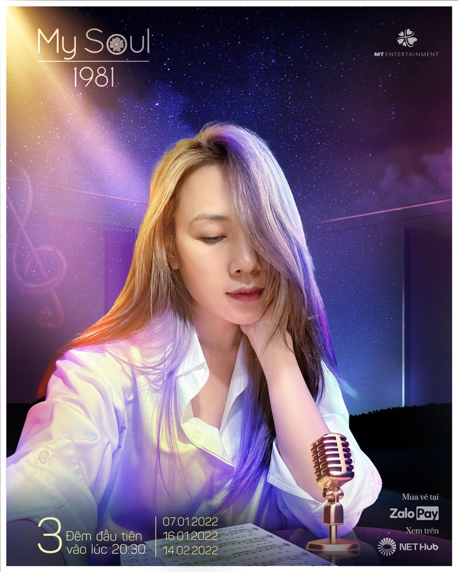 Poster chương trình "My Soul 1981" Unstaged Live Music. Ảnh: NSCC Poster chương trình