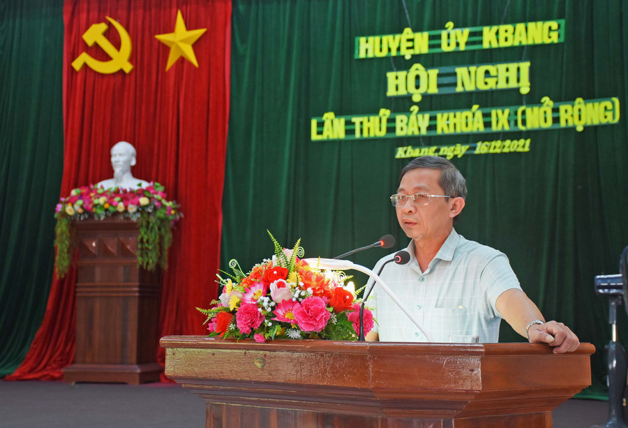 Ủy viên Ban Thường vụ Tỉnh ủy, Trưởng ban Tuyên giáo Tỉnh ủy Huỳnh Thế Mạnh phát biểu chỉ đạo tại hội nghị