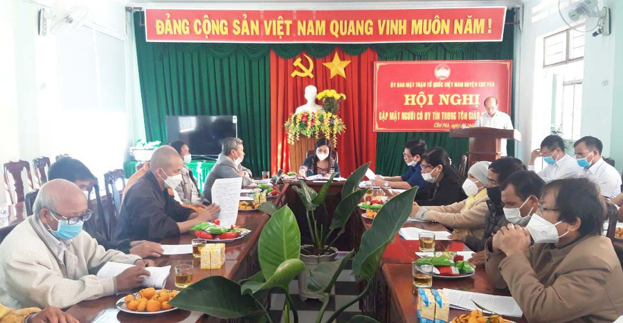 Quang cảnh buổi gặp mặt. Ảnh: Lương Minh