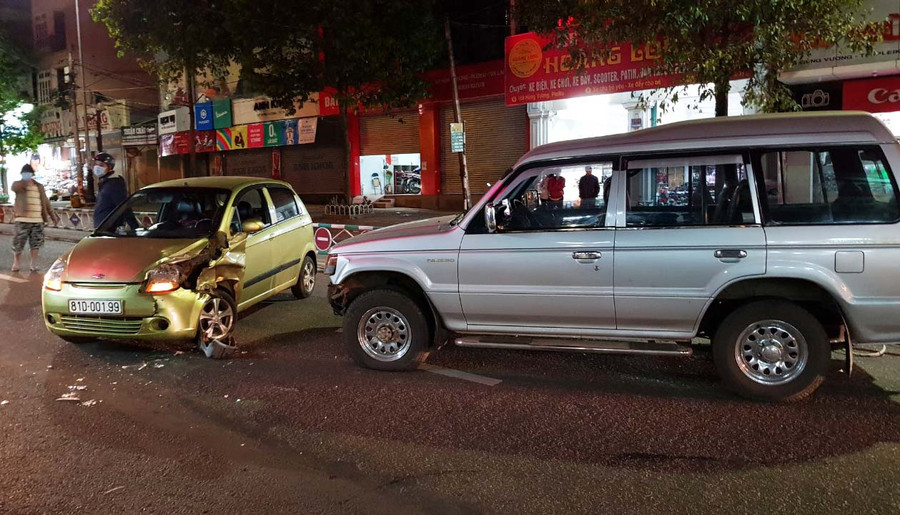 Hiện trường vụ tai nạn. Ảnh: Hùng Hoa Lư