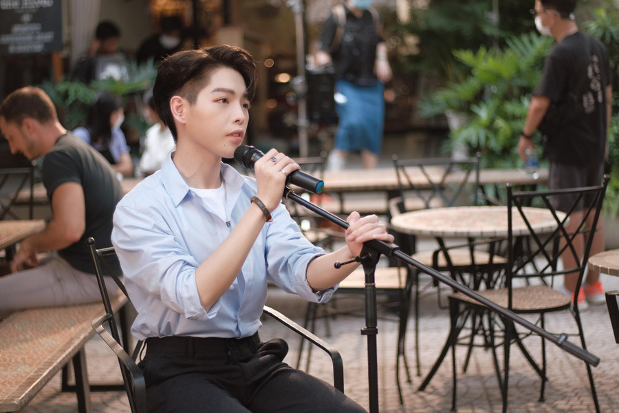 Đức Phúc gây chú ý khi cover nhạc hit một thời. Ảnh: BTC