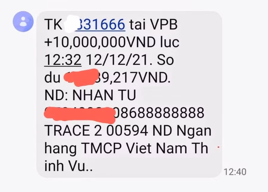 Tuyệt đối không xử lý số tiền chuyển nhầm vào tài khoản mình một cách vội vã. Ảnh Công an Hà Nội