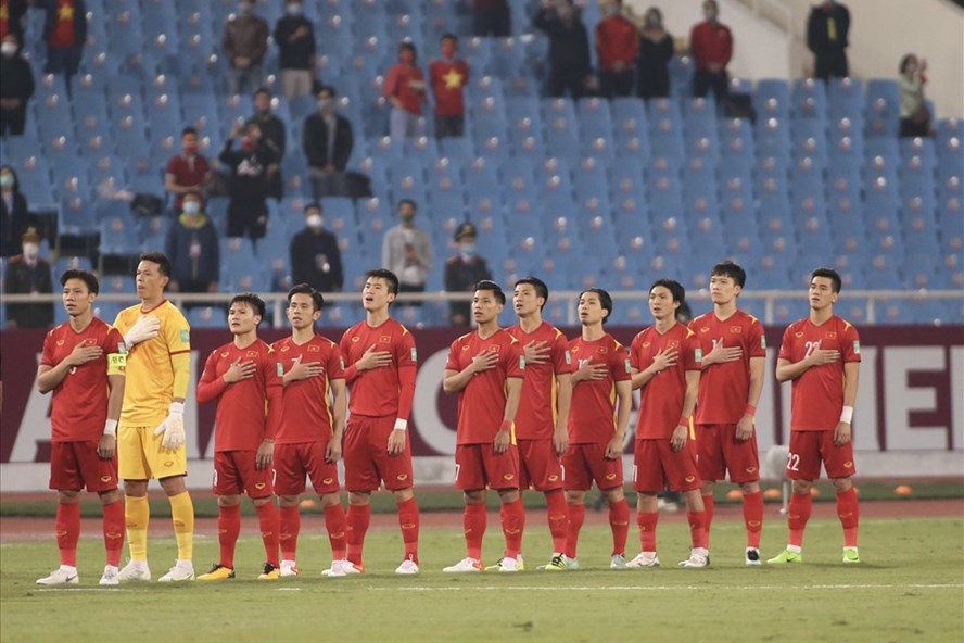 Tuyển Việt Nam đá trận mở màn với đối thủ Lào sẽ là cơ hội để ông Park Hang-seo tính toán đươc nhân sự cho 2 trận đấu quan trọng sau đó. Ảnh: VFF