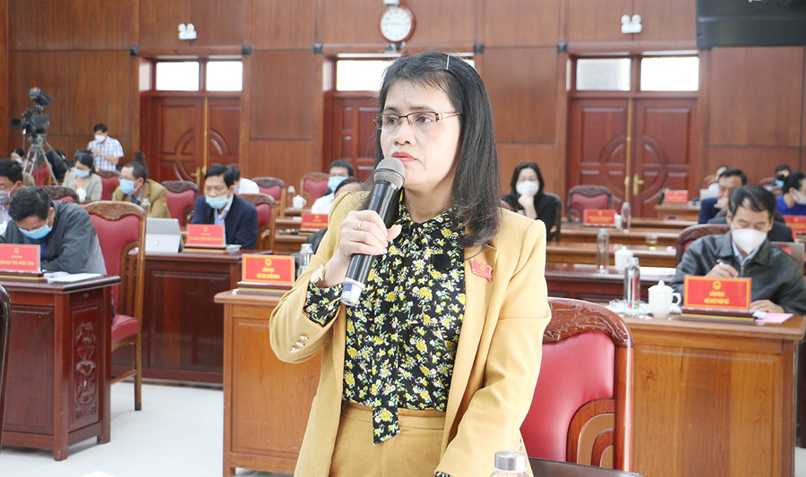 Giám đốc Sở Lao động-Thương binh và Xã hội Rcom Sa Duyên cho rằng, mức giảm tỷ lệ hộ nghèo 2% đặt ra trong năm 2022 là phù hợp. Ảnh: Tấn Thi