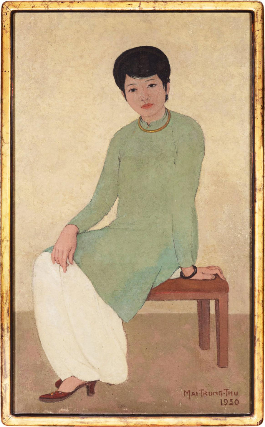 Bức Chân dung cô Phượng từng bán hơn 3,1 triệu USD cũng tại nhà Sotheby’s Hong Kong. Ảnh: T.L Lý đợi