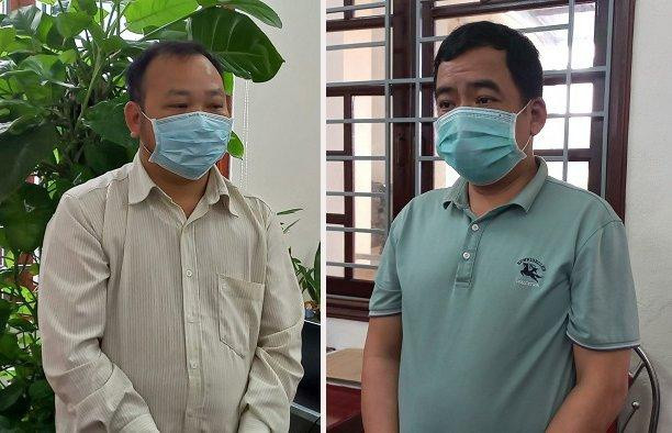 Khánh (bên trái) và Hà bị bắt tạm giam. Ảnh: Nguyễn Tú Khánh (bên trái) và Hà bị bắt tạm giam. Ảnh: Nguyễn Tú