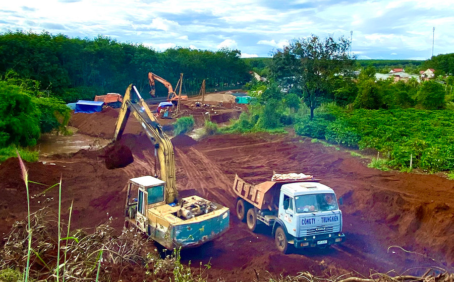  Huyện Chư Prông chú trọng đầu tư hoàn thiện hạ tầng để thu hút đầu tư. Ảnh: Hà Duy