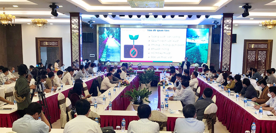 Quang cảnh hội nghị tại điểm cầu Gia Lai. Ảnh: Lê Nam Quang cảnh hội nghị. Ảnh: Lê Nam