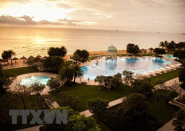 Không gian nghỉ dưỡng cao cấp ở Bãi Dài, xã Gành Dầu, thành phố Phú Quốc. Ảnh: Hồng Đạt/TTXVN