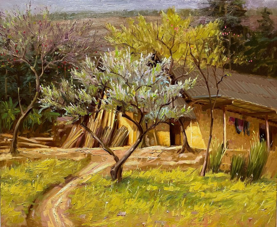 Tác phẩm của họa sĩ Lê Thế Anh. Ảnh: NVCC