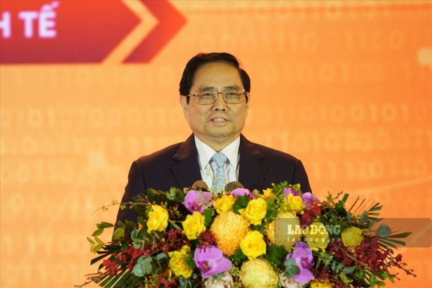 Thủ tướng Chính phủ Phạm Minh Chính tham dự, phát biểu chỉ đạo tại Diễn đàn Quốc gia phát triển doanh nghiệp công nghệ số lần thứ III. Ảnh: Hữu Chánh Thủ tướng Chính phủ Phạm Minh Chính tham dự, phát biểu chỉ đạo tại Diễn đàn Quốc gia phát triển doanh nghiệp công nghệ số lần thứ III. Ảnh: Hữu Chánh